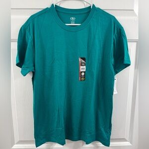 Athletic Works Teal Men's Short Sleeve Tee